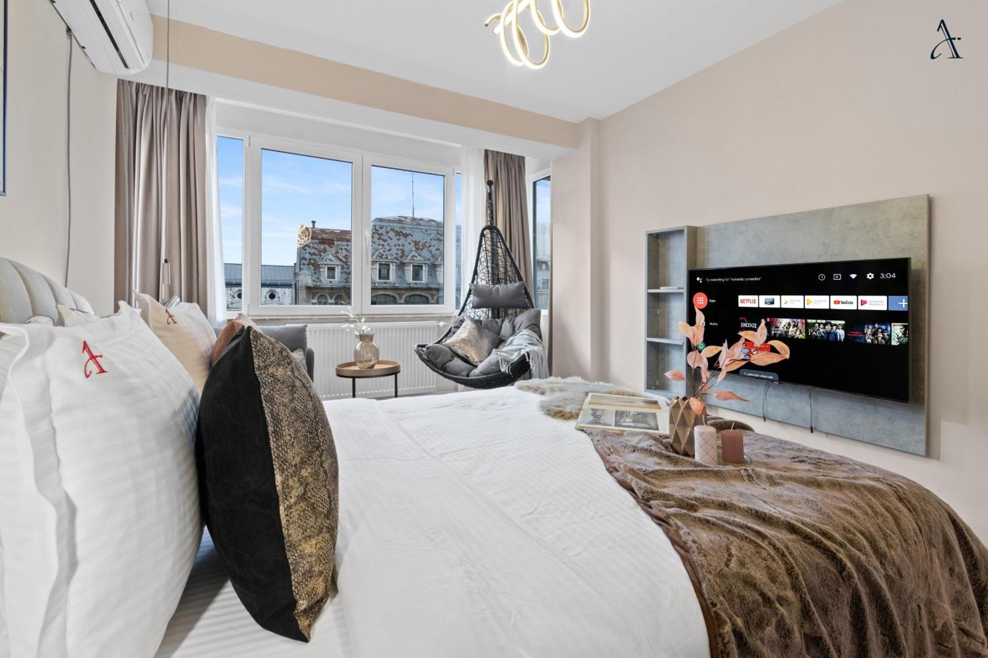 Rentforcomfort Penthouse Romana Boekarest Buitenkant foto